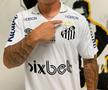Santos își modifică stema clubului în onoarea legendarului Pele. Foto: Instagram @santosfc