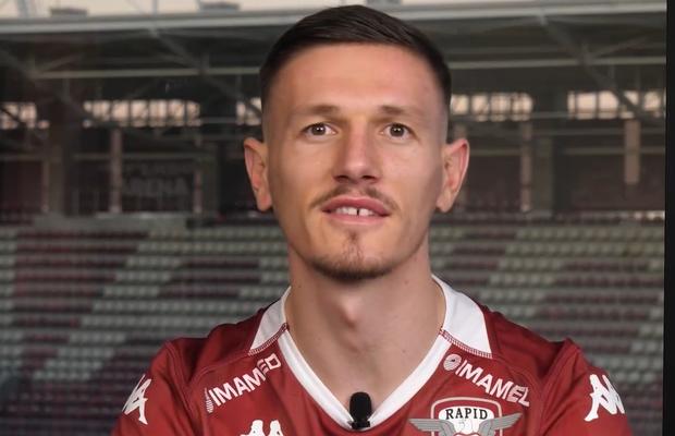 Ermal Krasniqi, primul interviu după transfer: „De aceea am ales Rapid”