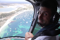 Novak Djokovic, plimbare spectaculoasă cu elicopterul plus distracție pe uimitoarea insulă Rottnest