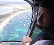Novak Djokovic, plimbare spectaculoasă cu elicopterul