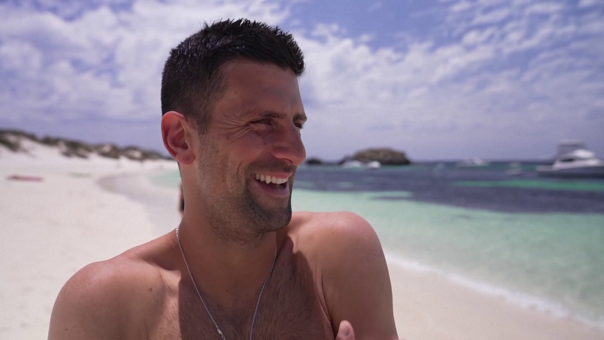 Novak Djokovic, plimbare spectaculoasă cu elicopterul plus distracție pe uimitoarea insulă Rottnest