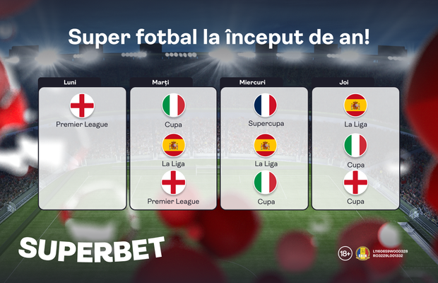 Semne bune anul are: super fotbal în prima săptămână din 2024!