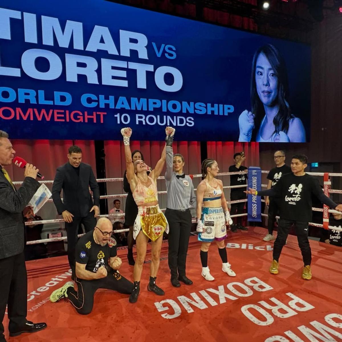 „Balboa” de Cisnădie este campioană mondială la box! » Gabriela Timar a câștigat centura cu nasul fracturat