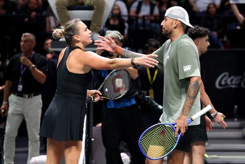 Aryna Sabalenka - Nick Kyrgios, „Bătălia sexelor” la Dubai / Foto: Getty Images