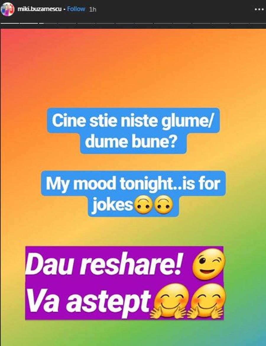 Mihaela Buzărnescu, provocare inedită pe Instagram: „De ce n-are și nevasta / Fund cum are Buzărneasca?” :D + Gluma fără perdea care a amuzat-o teribil
