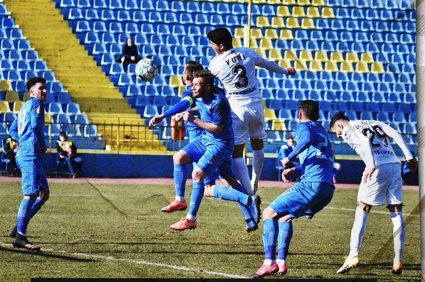 GAZ METAN MEDIAȘ - ACADEMICA CLINCENI 1-1. FOTO: facebook.com/GazMetanMediasOficial