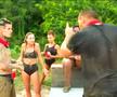 Cătălin Moroșanu (36 de ani) și Alexandra Stan (31 de ani) au avut un schimb tensionat de replici la „Survivor România”.
