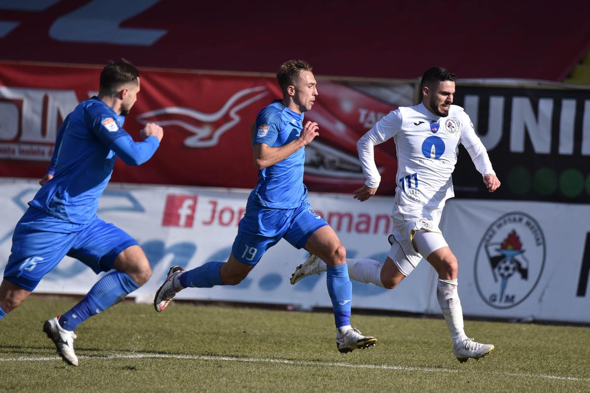 GAZ METAN MEDIAȘ - ACADEMICA CLINCENI 1-1 » Medieșenii obțin un punct în inferioritate numerică