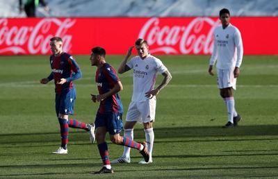 Real Madrid, șocată de Levante pe teren propriu! Campioana pierde teren în lupta la titlu