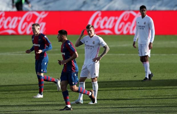 Real Madrid, șocată de Levante pe teren propriu! Campioana pierde teren în lupta la titlu