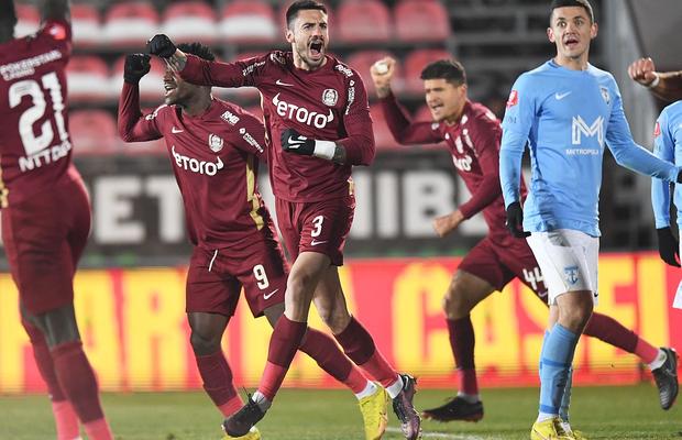 FC Voluntari - CFR Cluj 0-1 » Un autogol readuce trupa lui Dan Petrescu pe primul loc în Superligă