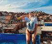 Wanda Nara şochează din nou! A apărut în favelele din Brazilia doar cu tricoul Argentinei pe ea