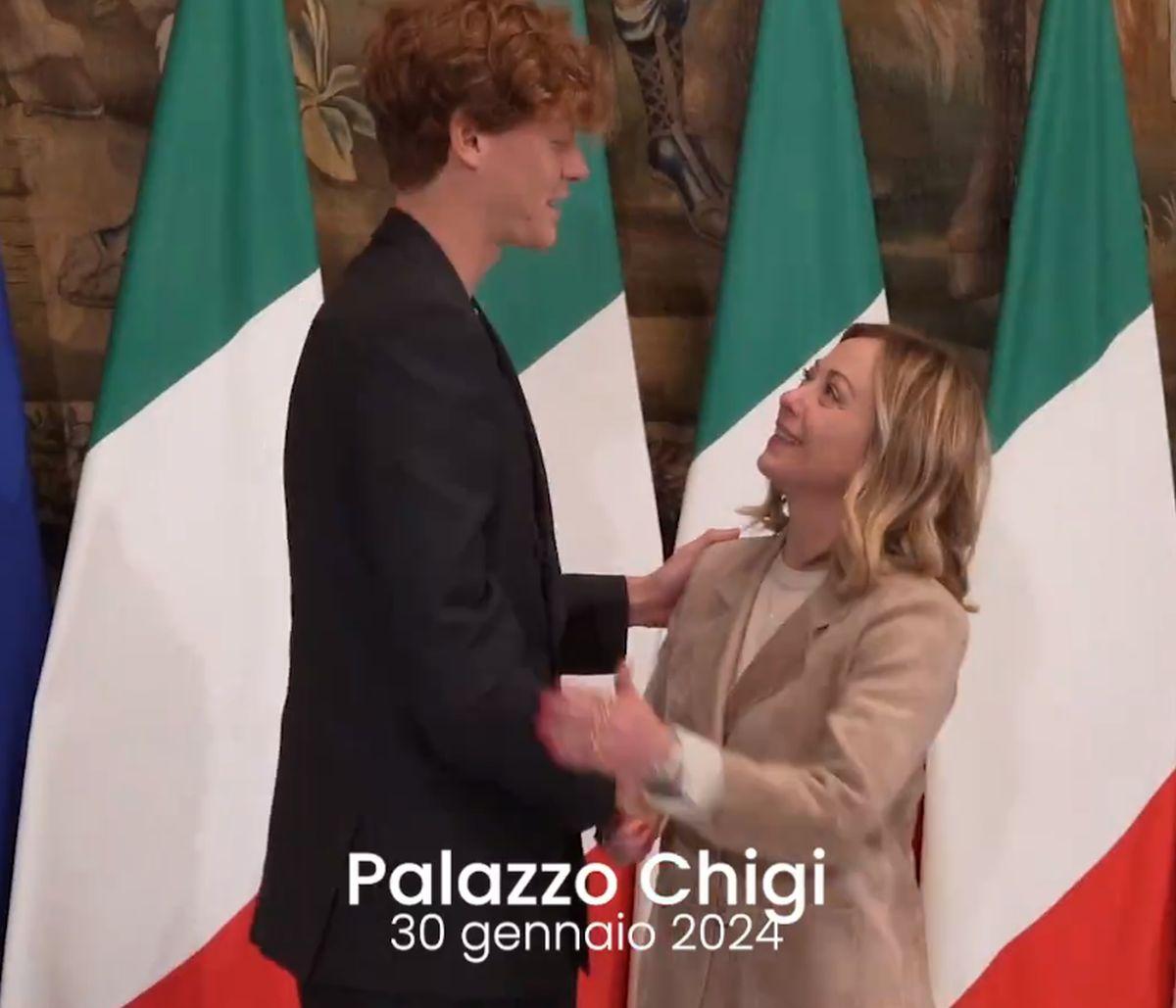 Jannik Sinner, întâlnire de gală cu Giorgia Meloni, premierul de extremă dreapta al Italiei