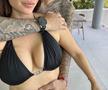 Wanda Nara şochează din nou! A apărut în favelele din Brazilia doar cu tricoul Argentinei pe ea