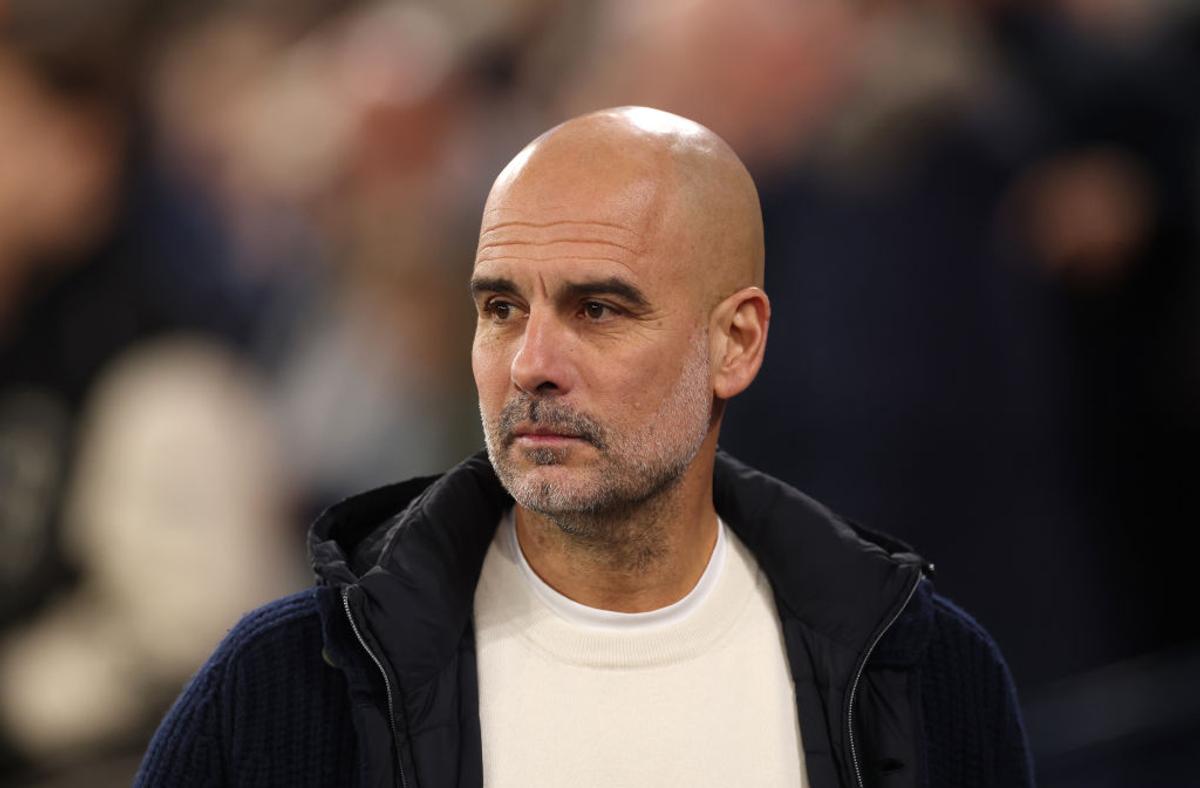Pep Guardiola, la Manchester City - FC Bruges