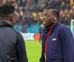 Joyskim Dawa și Andre Onana, înainte de FCSB - Manchester United / FOTO: Ionuț Iordache (GSP)