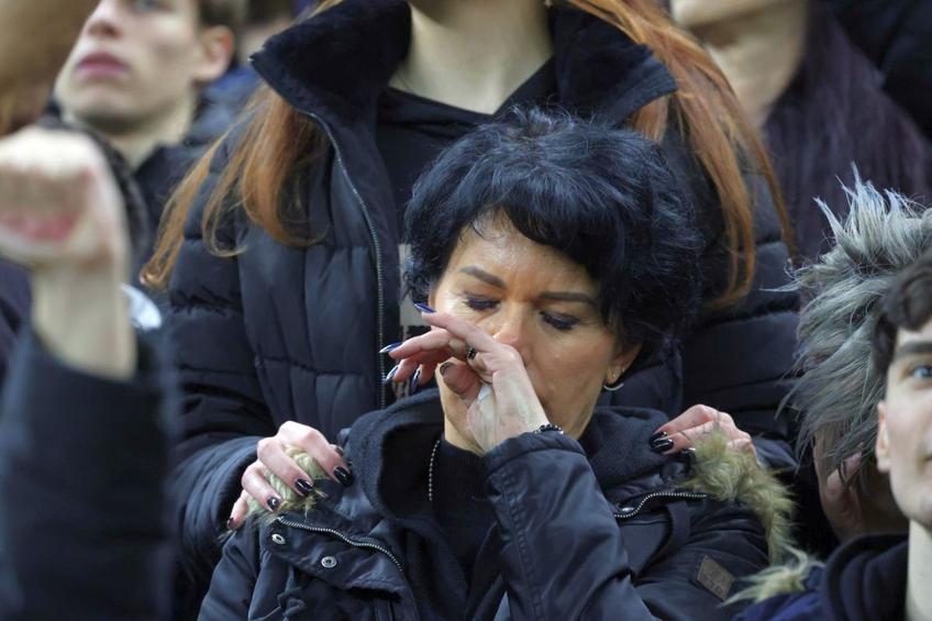 Imagini emoționante cu Alexandra Duckadam, în FCSB - Manchester United, foto: Ionuț Iordache