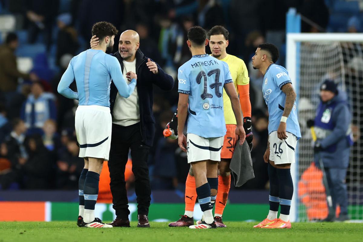 Pep Guardiola, la Manchester City - FC Bruges