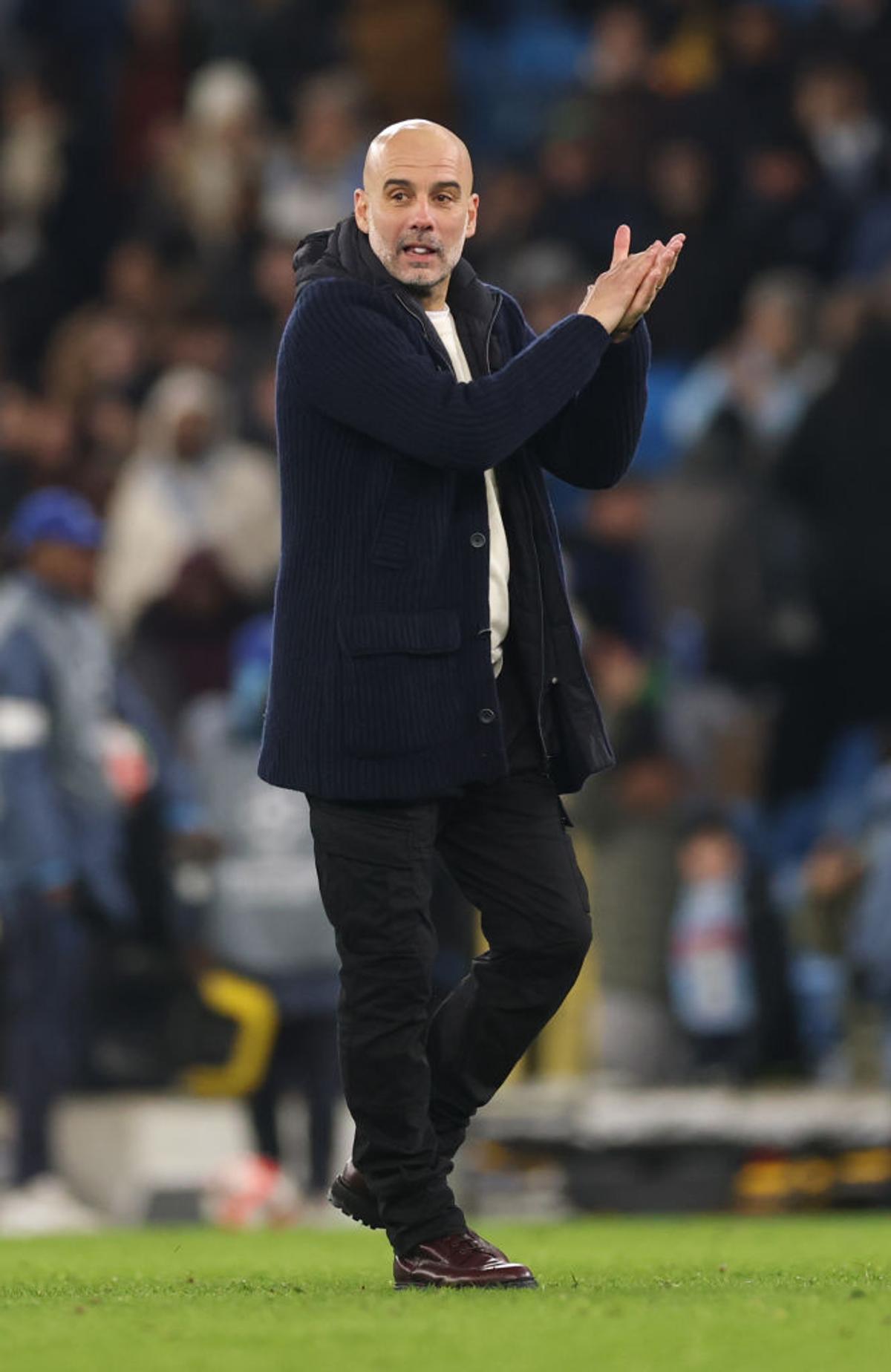 Pep Guardiola, la Manchester City - FC Bruges