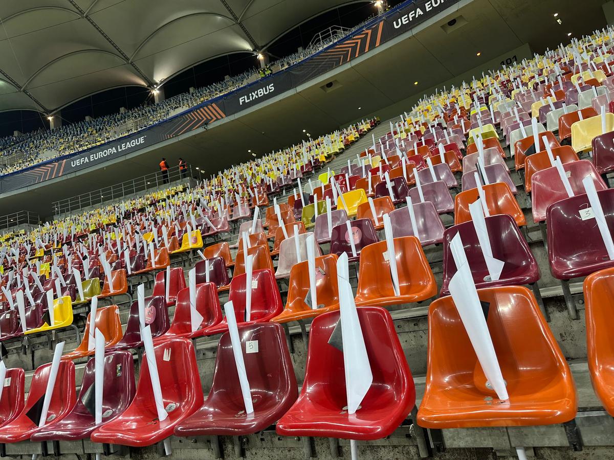 FCSB - Manchester United, imagini dinaintea partidei