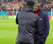 Joyskim Dawa și Andre Onana, înainte de FCSB - Manchester United / FOTO: Ionuț Iordache (GSP)