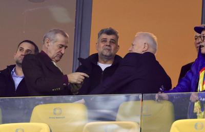 Oaspete special în loja lui Gigi Becali, la FCSB - Manchester United » Cum l-au surprins fotoreporterii GSP