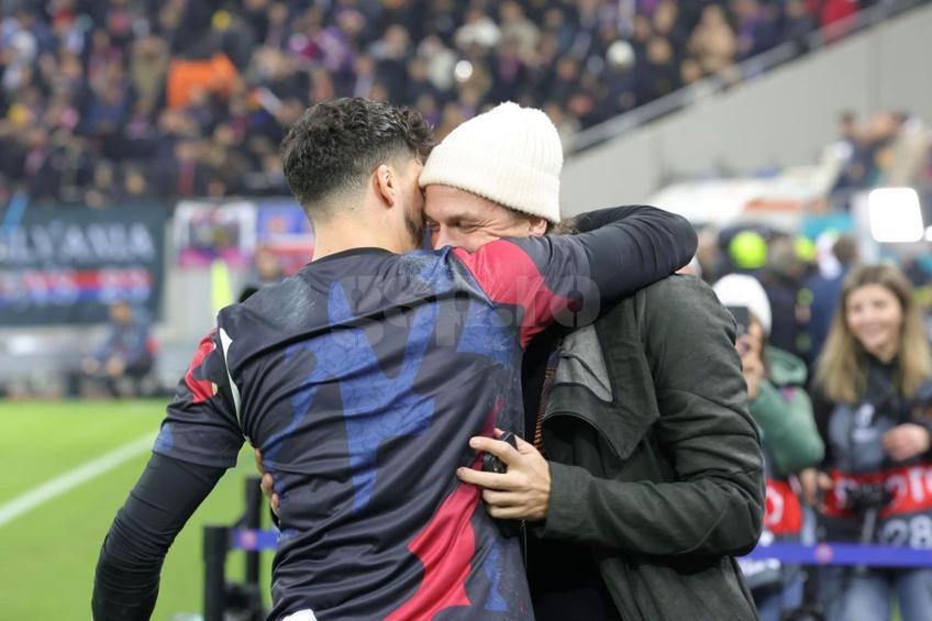 Lukasz Szukala, prezent la FCSB - Manchester United / FOTO: Ionuț Iordache (GSP)