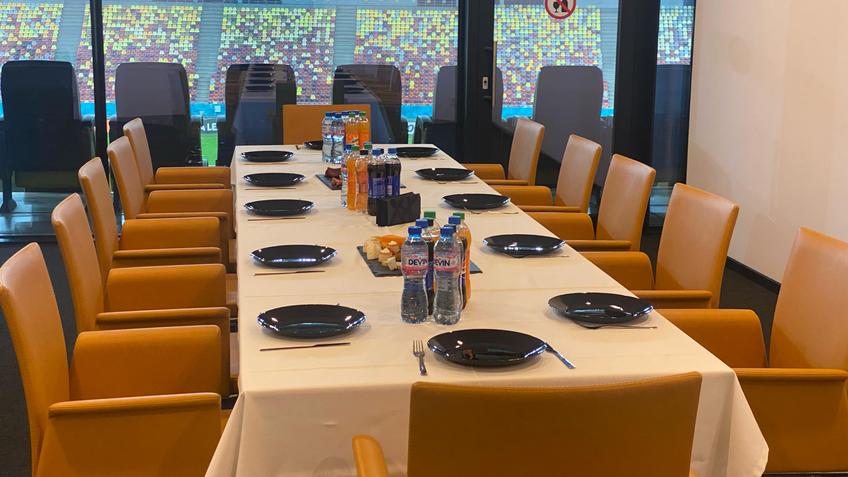Loja lui Gigi Becali la meciul cu FCSB