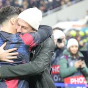 Lukasz Szukala, prezent la FCSB - Manchester United / FOTO: Ionuț Iordache (GSP)