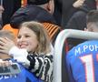 Antonia și Daniel Bîrligea, după FCSB - Manchester United 0-2. FOTO: Ionuț Iordache (GSP)