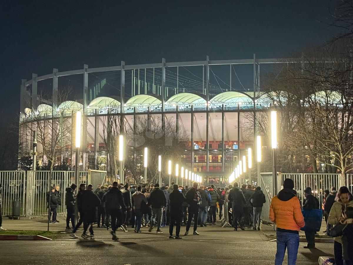 FCSB - Manchester United, imagini dinaintea partidei