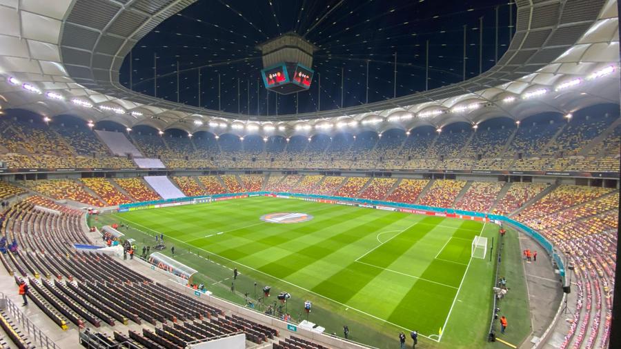 Cum arată gazonul de pe Arena Națională, înainte de FCSB - Manchester United FCSB a mers tiptil pentru o remiză cu Manchester United, însă a trezit „diavolul” după pauză și a fost pedepsită » Campioana continuă în play-off