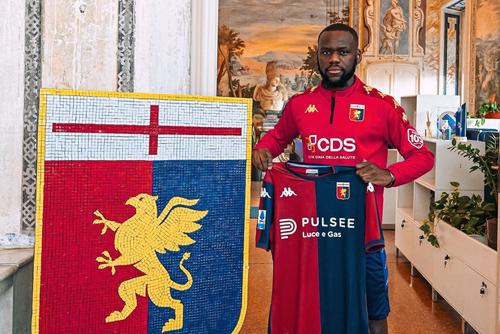 Jean Onana, noul jucător al celor de la Genoa, foto: Facebook @Genoa CFC