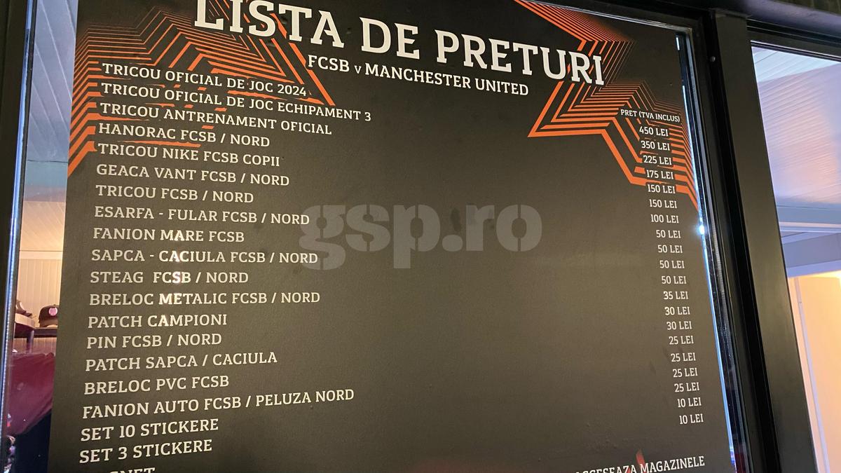 FCSB - Manchester United, imagini dinaintea partidei