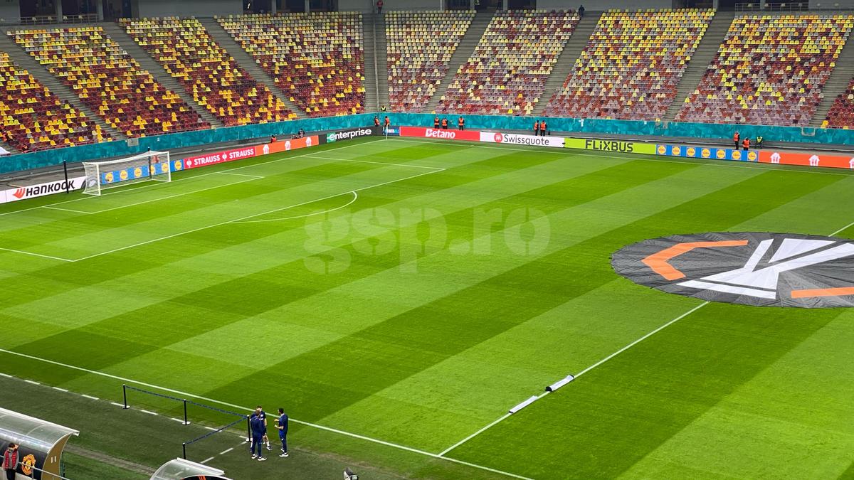 FCSB - Manchester United, imagini dinaintea partidei