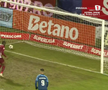 Mihai Popa, gafă monumentală în CFR Cluj - Metaloglobus. Captură Prima Sport 1