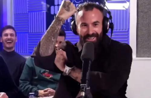 Marc Crosas, în timpul emisiunii din Mexic, în care a avut atacul insultător
