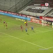 Mihai Popa, gafă monumentală în CFR Cluj - Metaloglobus. Captură Prima Sport 1