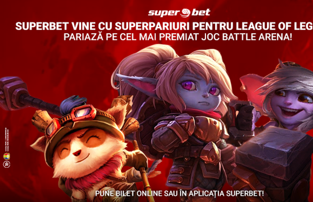 La Superbet ai superpariuri pentru League of Legends!