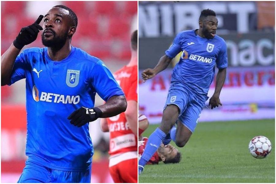 Ofosu (stânga) și Acka (dreapta) Două vești excelente înainte de FCSB - Craiova: antrenorul exultă