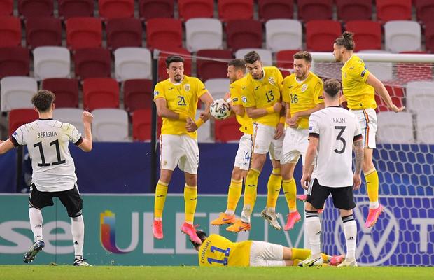 Penalty în Germania U21 - România U21! Fotoreporterul GSP a surprins exact momentul