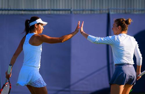 Raluca Olaru și Simona Halep
Foto: Imago