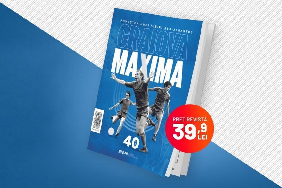 Revista O revistă excepțională: „Craiova Maxima, povestea unei iubiri alb-albastre” » 148 de pagini PREMIUM într-un album istoric, care e de azi pe piață