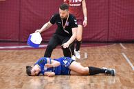 Rapid, victorie cu SCM Râmnicu Vâlcea » Momente de panică în final: Jovana Kovacevic s-a prăbușit pe parchet