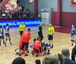 Rapid, victorie cu SCM Râmnicu Vâlcea » Momente de panică în final: Jovana Kovacevic s-a prăbușit pe parchet