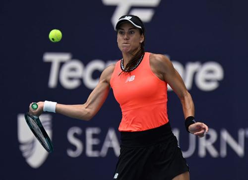 Sorana Cîrstea în acțiune la Miami Foto Imago