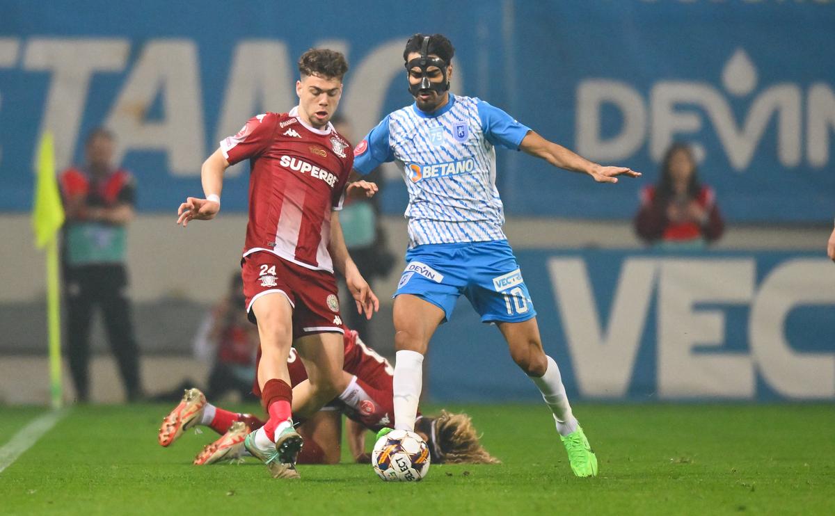 Papeau, declarații tari după Craiova - Rapid: „Parcă eram conduși cu 10 goluri. Nu înțeleg”
