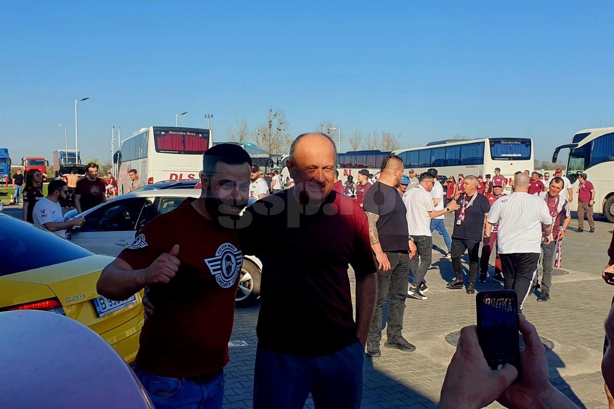 Ce a făcut Dan Șucu la finalul meciului care a spulberat șansele Rapidului la titlu » Reporterii GSP au oferit toate detaliile, pas cu pas, din deplasarea de la Craiova