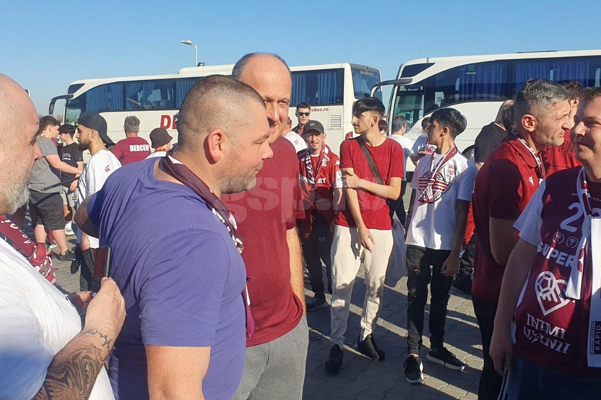 Dan Șucu și Nicolae Cristescu merg la Craiova alături de galeria Rapidului