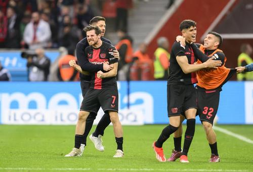 Pentru stilul de joc al lui Bayer Leverkusengazonul joacă un rol important / foto Imago Images